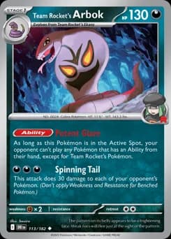 Team Rocket's Arbok